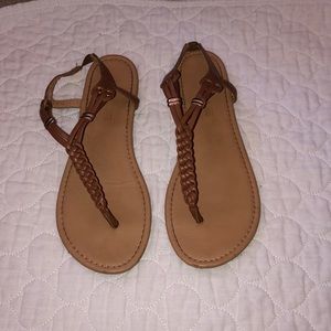 tan sandals